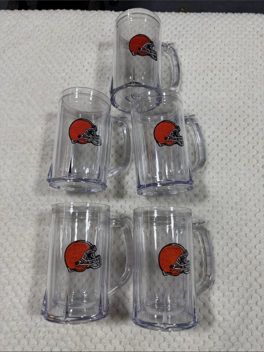 Tervis Tumbler Clear Acrylic Mug - Browns Logo (Set of 5)